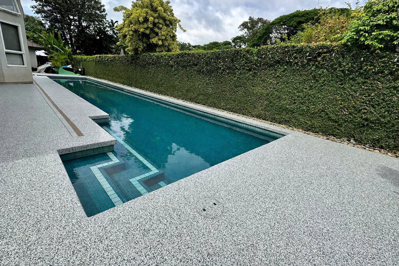 Concrete pool decks in Quincy, MA