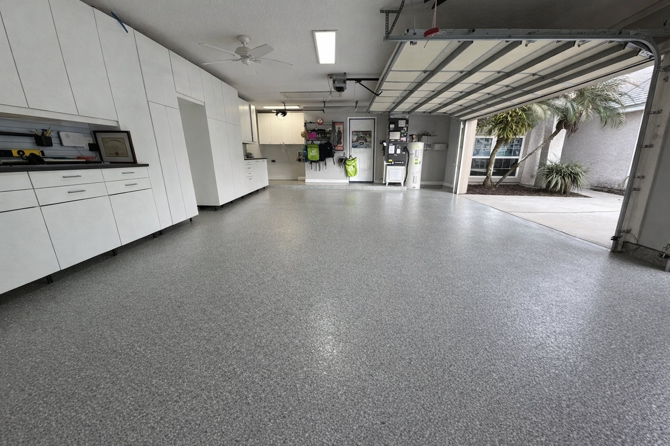 Garage floor concrete in Quincy, MA